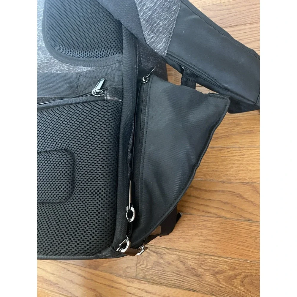 RUK Infinite Solar‎ Pickle Ball Backpack Heather Grey And Black Solar Power